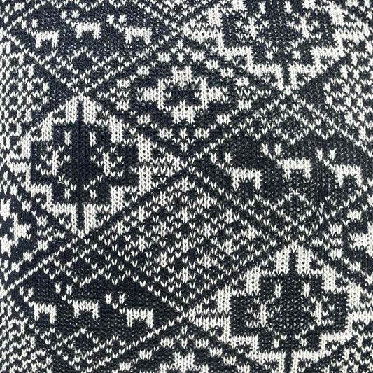 Dearest North Stickad Linnekudde Svart & Natur